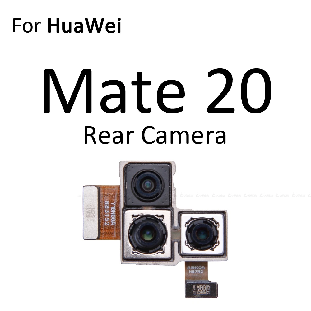 Front & Rear Back Main Selfie Facing Camera Flex Cable Repair Parts For HuaWei Mate 20 Pro Lite Big Small Module Ribbon