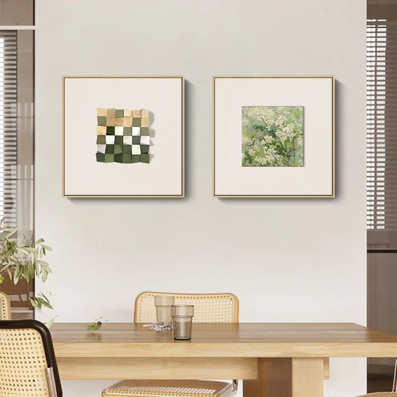 Retro abstract living room bedroom canvas painting minimalist creative apartment homestay decoration painting