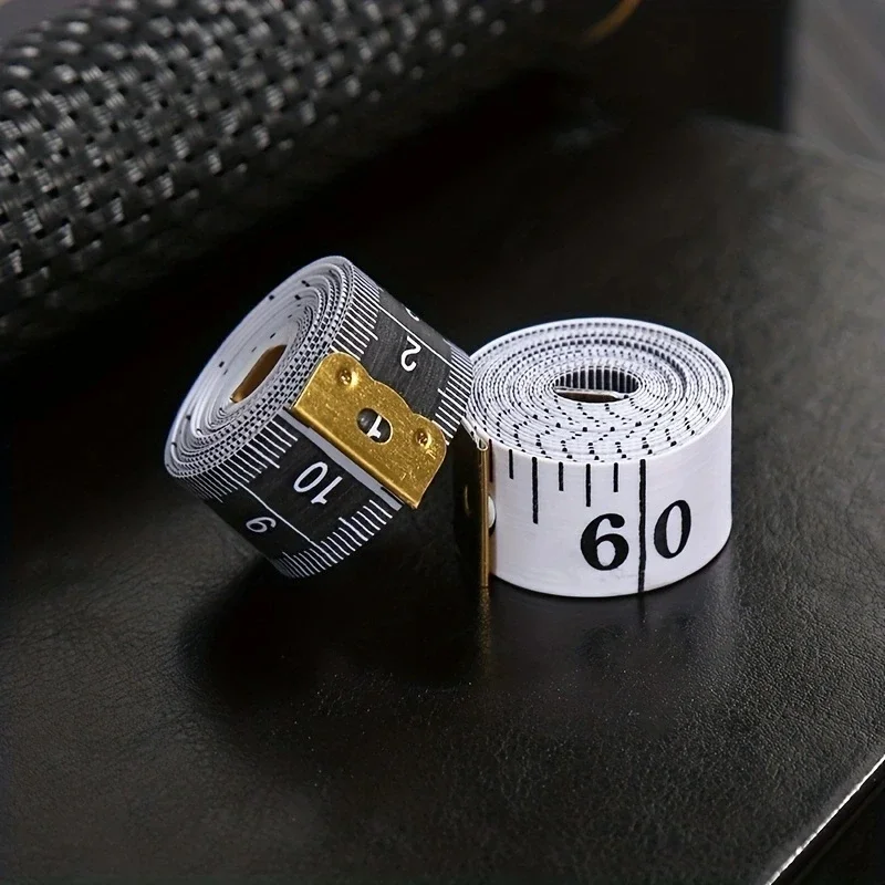 1/2 قطعة-150 سنتيمتر/60 "الجسم مسطرة قياس الخياطة خياط شريط القياس سنتيمتر متر الخياطة أشرطة القياس شريط قياس لينة الشريط #4