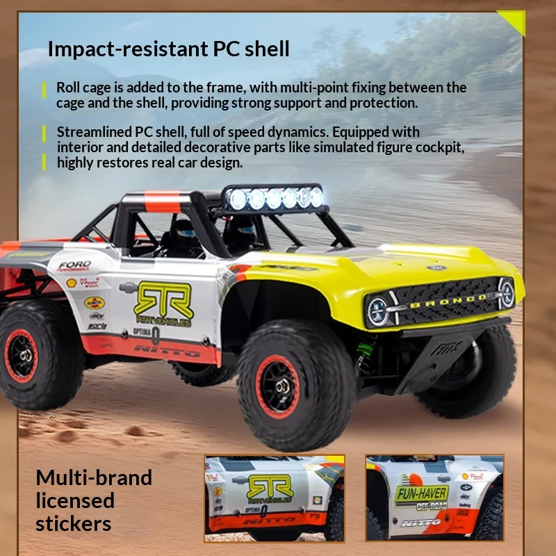 FMS FSC18 1 18 RC Short Course Truck Brushless Brushed High‑Speed Electric Off‑road Remote Control Small‑Scale Hobby Racing Car