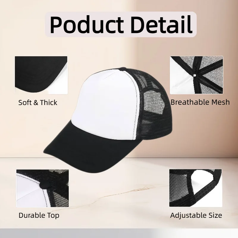 5pcs diy paint Sublimation Tr - огляд і ціна Hat Sublimation Blank