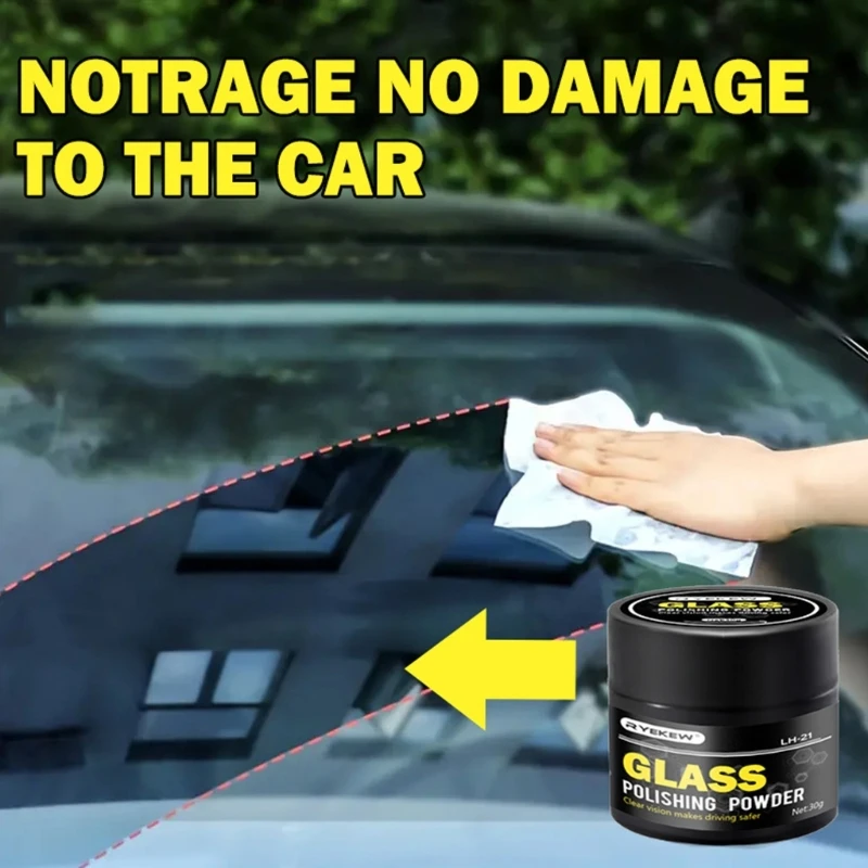 Cerium Oxide Powder For Glass Polishing Car Window And Mirror Repair Kit Car Scratch Compound Glass Oil Film Cleaner