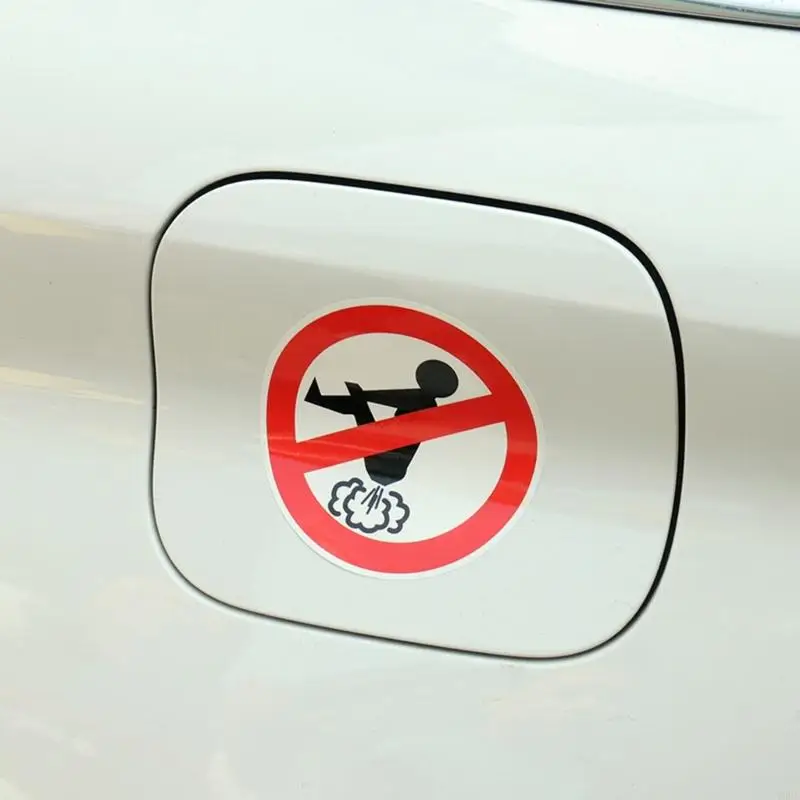 Y9UC รถสติ๊กเกอร์ไม่มีการผายลมตลก Ass Pet Motorcycles อุปกรณ์เสริมภายนอก