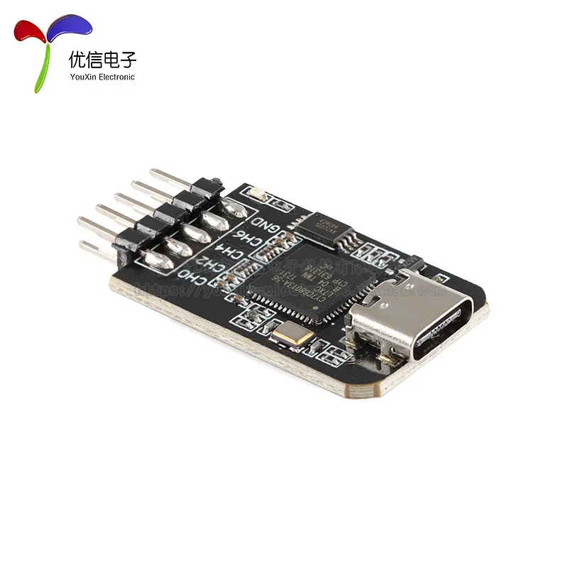 Mini Type-C interface logic analyzer microcontroller FPGA debugging tools 24 m sampling channel 8