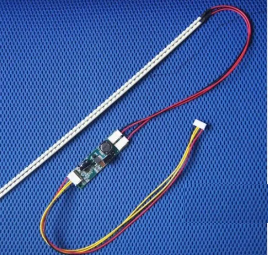 

Комплект из 2 светодиодных лент + 1 конвертер + кабель, комплект светодиодной подсветки 540 мм, подходит для 15, 17, 19, 22, 24-дюймовых ЖК-экранов, для модернизации LED-мониторов.