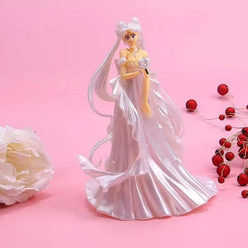 

Sailor Moon Anime Figure Tsukino Usagi Action Figures toys model Desktop decoration statue Collection Pendant girl birthday Gift