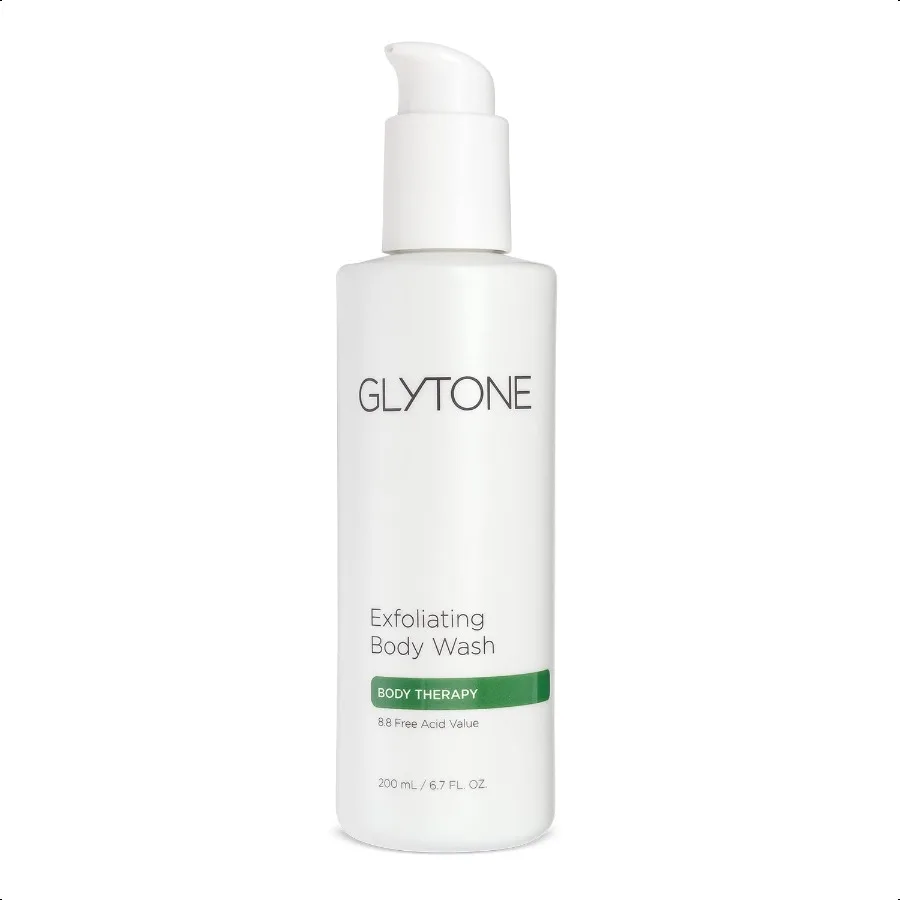

Glycolic Acid Body Wash Exfoliating Moisturizing Body Wash for Dry Skin Reduce Keratosis Pilaris FragranceFree Exfoliator with