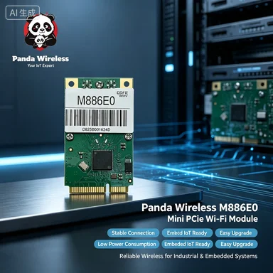 Good Price 1PC M886E0 WiFi-dedicated Mini PCIe expansion card QUALCOMM QCA9886 2x2 MIMO multi-channel wireless signal MMCX 5GHz
