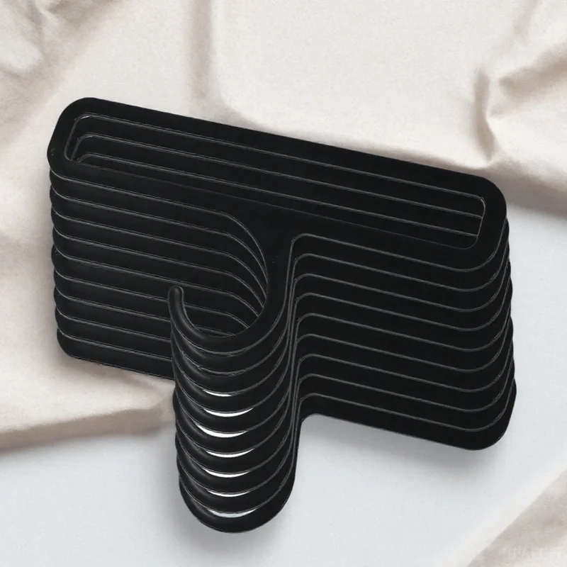 

10Pcs Scarf Hanger Plastic Multi-Use Closet Organizer for Belt Tie Shawl Storage Necktie Holder Scarf Hanger Clothes Hangers