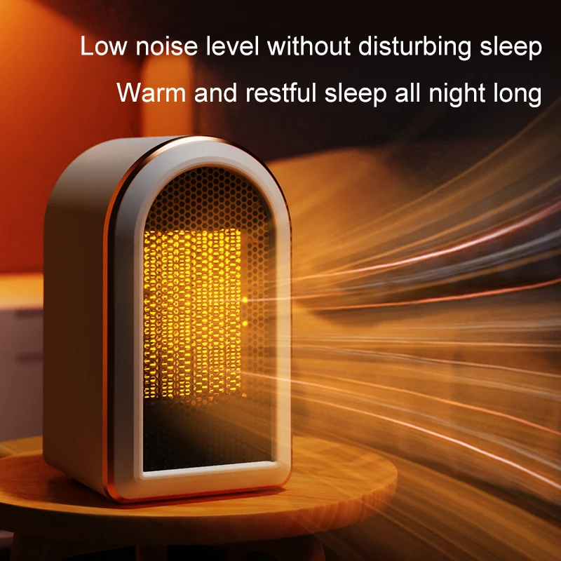 Desktop Indoor Portable Instant Warm Wind Small Electric Heater Ceramic PTC Heating Fan Radiator Home Office Warmer For Winter