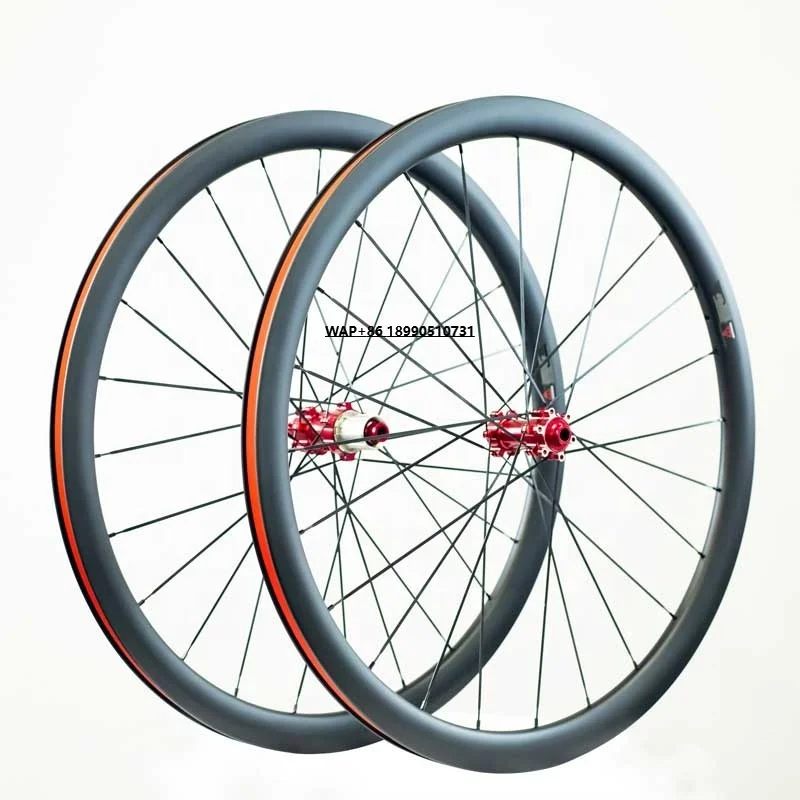 

Authentic Toray Carbon Fiber Road Bike Disc Brake Wheel Set