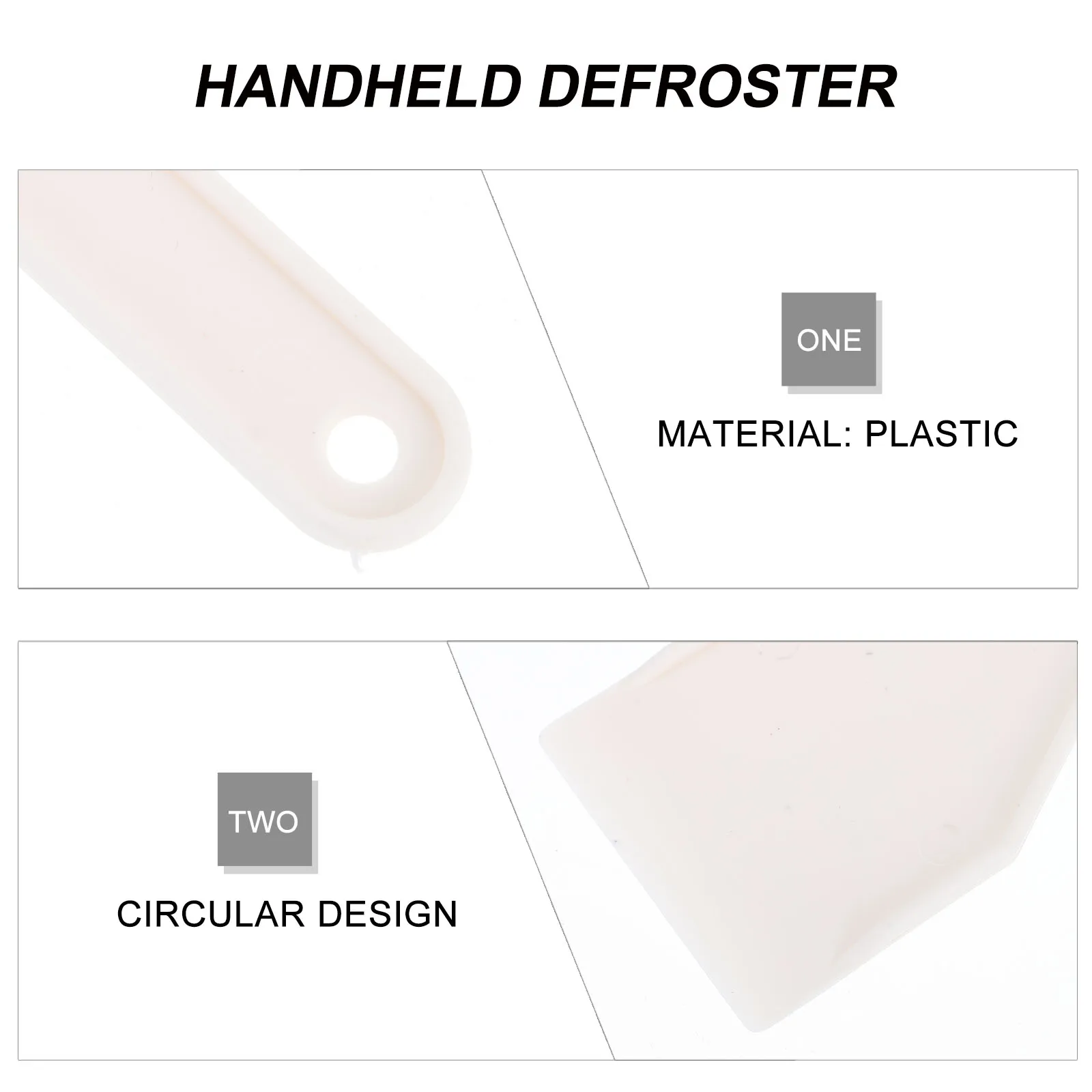 

Plastic Ice Shovel Rustproof Portable White Deicer Refrigerator Freezer Scraper Tool Kitchen Bar Supplies