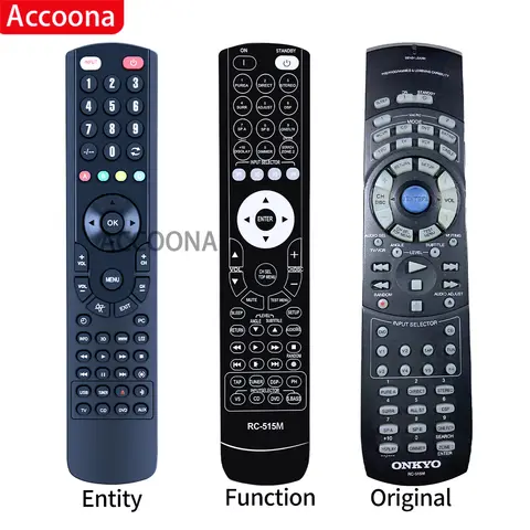ONKYO RC515M RC-515M RC-480M 교체 리모컨, TX-SR601 TX-SR600E TX-SR700E