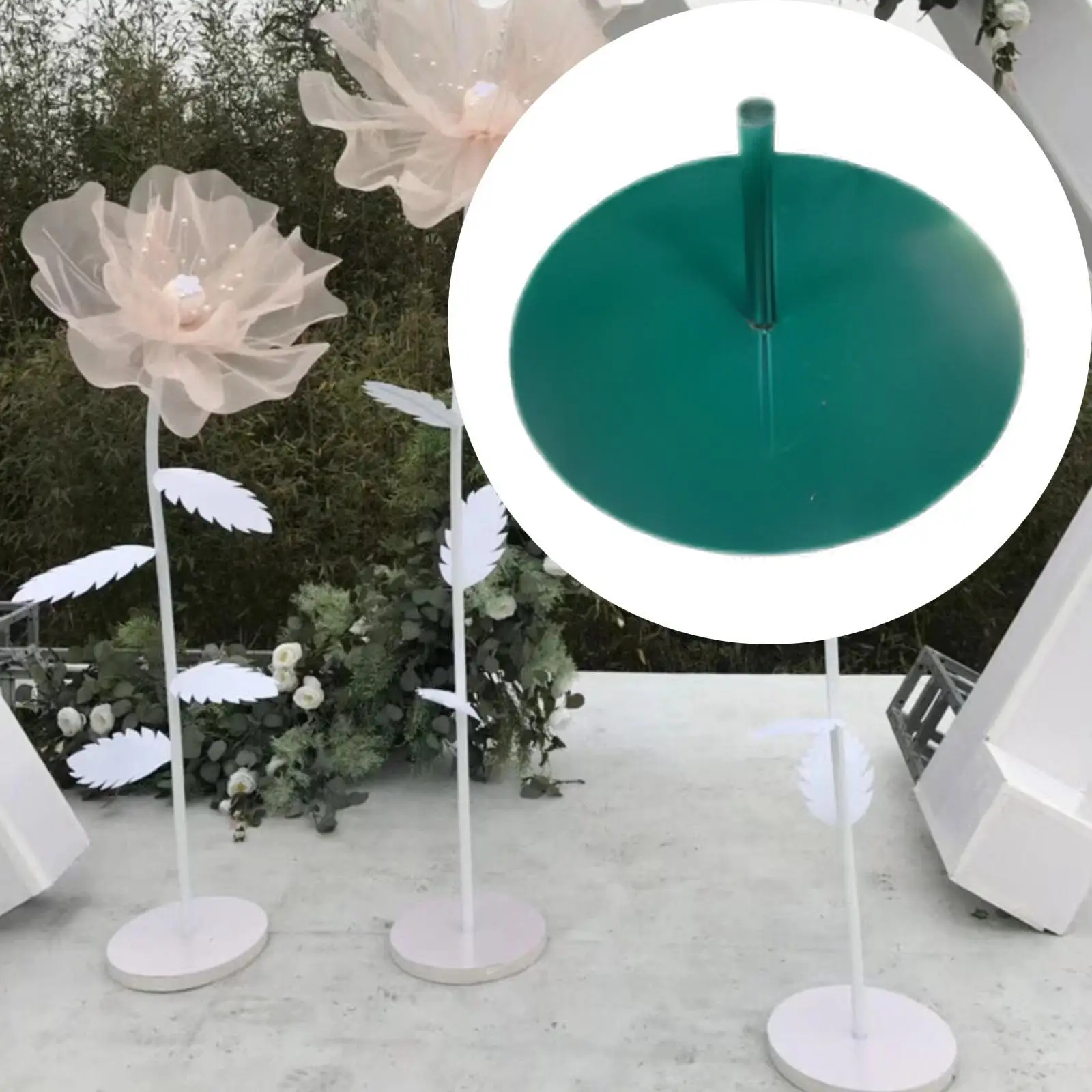 Support de Présentation de Fleurs pour Décoration de Mariage, Base Stable en Acier Galvanisé, Support de Centre de Table Floral pour Événements de Célébration