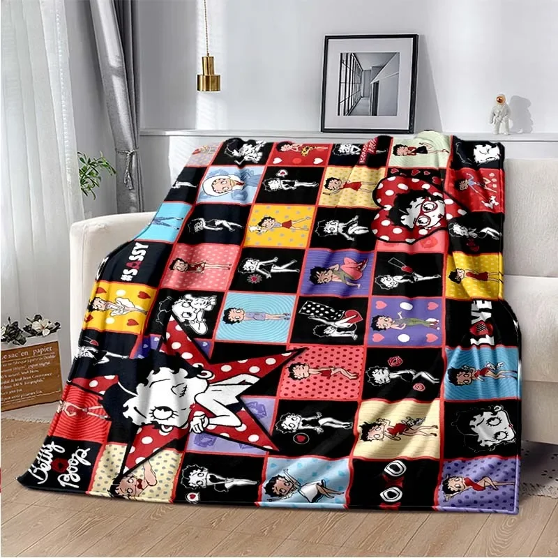 Cartoon Anime Star Throws Blanket for Kids Super Soft Cute Flannel Blanket for Travel Couch Sofa Picnic Birthday Gift
