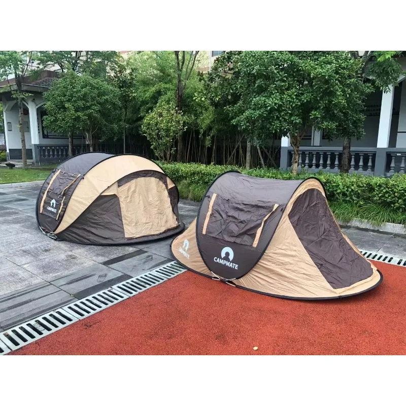 Quick Automatic Opening Tent  2 3 4 Person Family Camping Tent Beach Hiking Travel Automatic Easy Pop up Outdoor Camping Tents