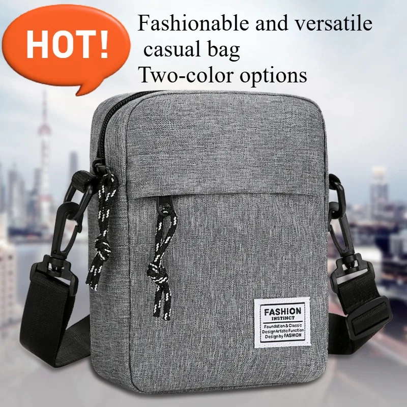 

O-TBOST Crossbody Bag for Men,stylish simple mini shoulder bag,thicken multi-pocket,adjustable shoulder strap,for outdoor use