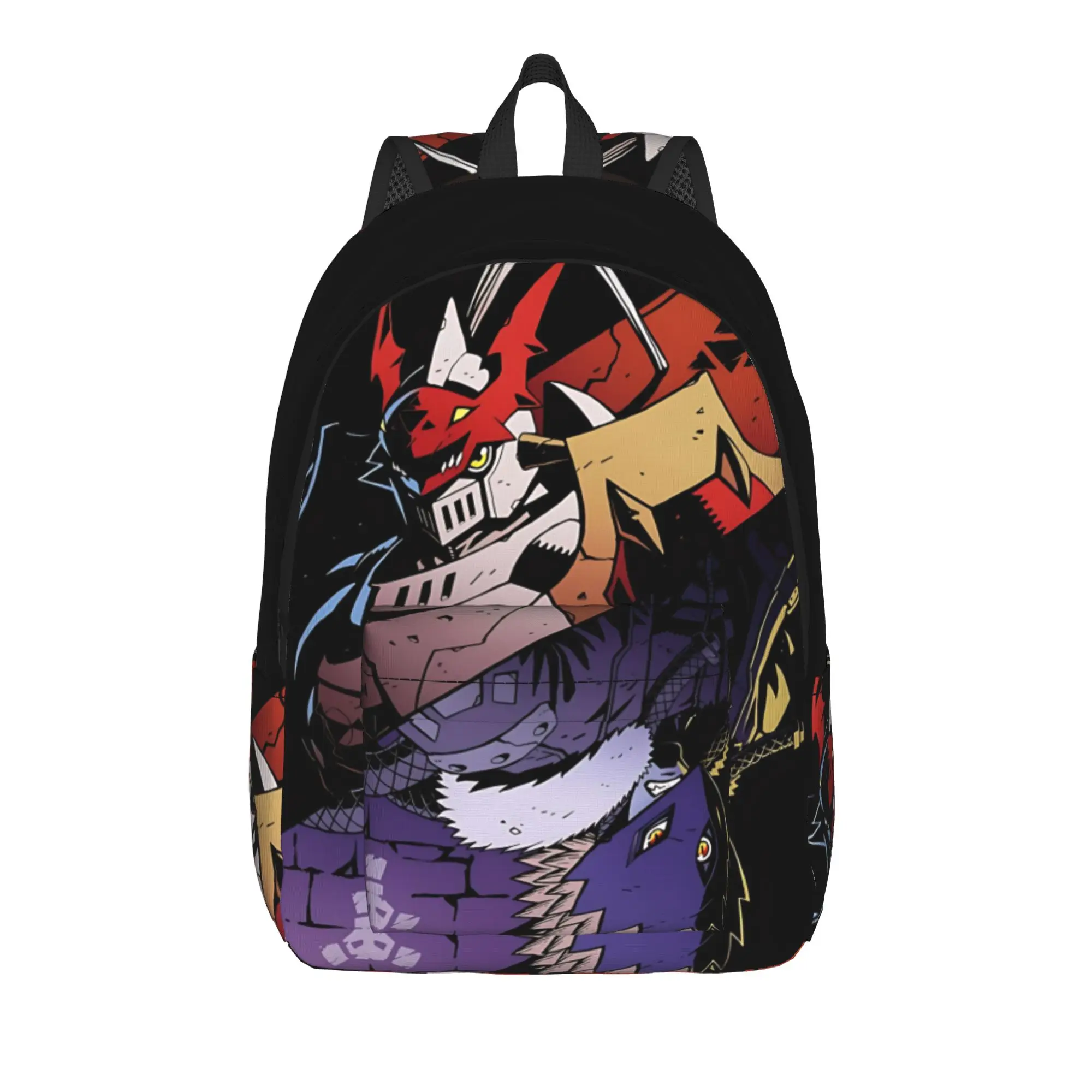Modischer Digital Monster Rucksack Mochilas Vintage Reiserucksack mit Reißverschluss