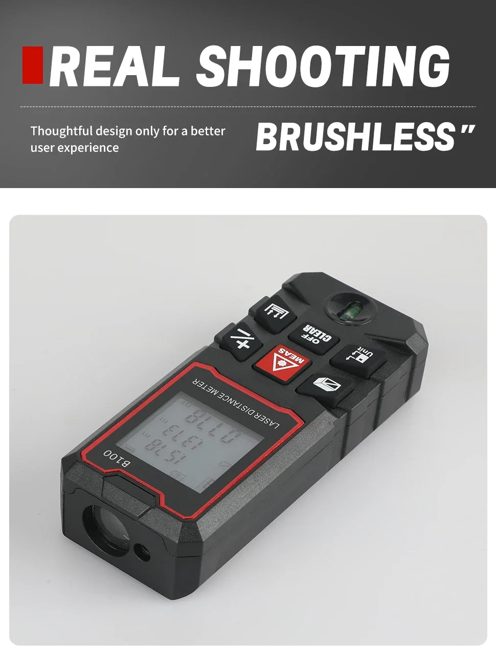 

SuperPan B-100laser rangefinderhas high precision and strong performance at 100meters, and protective performance