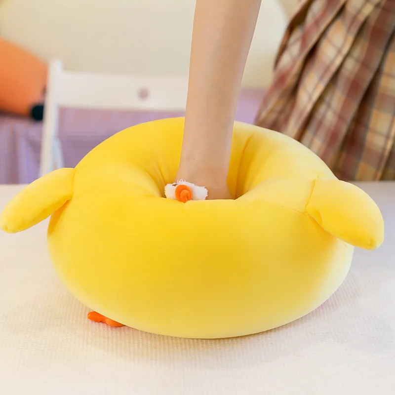 Divertidos juguetes de peluche de pollo gordo, almohada de simulación suave, lindos muñecos de peluche, almohada para el cuello, Animal relleno para niños y niñas, regalos de Festival