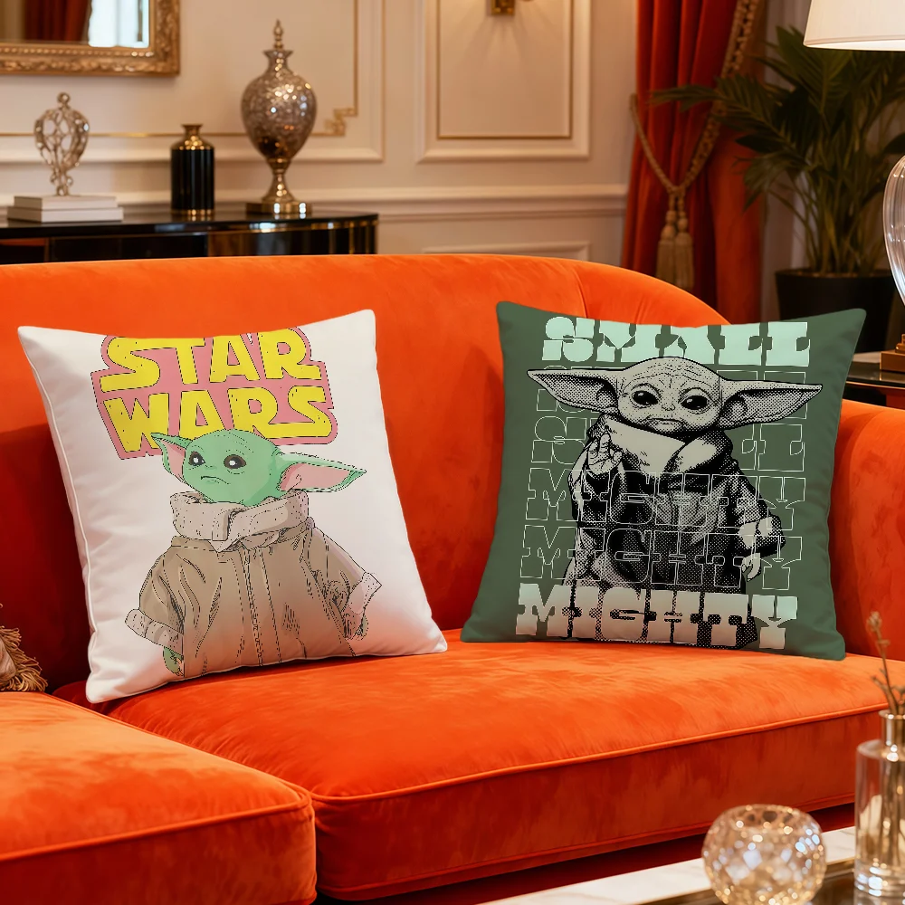 film The Mandalorian Grogu st soft pillow cover for Sofa Home Living Room office Decor Protective Covers hogar pillowcase