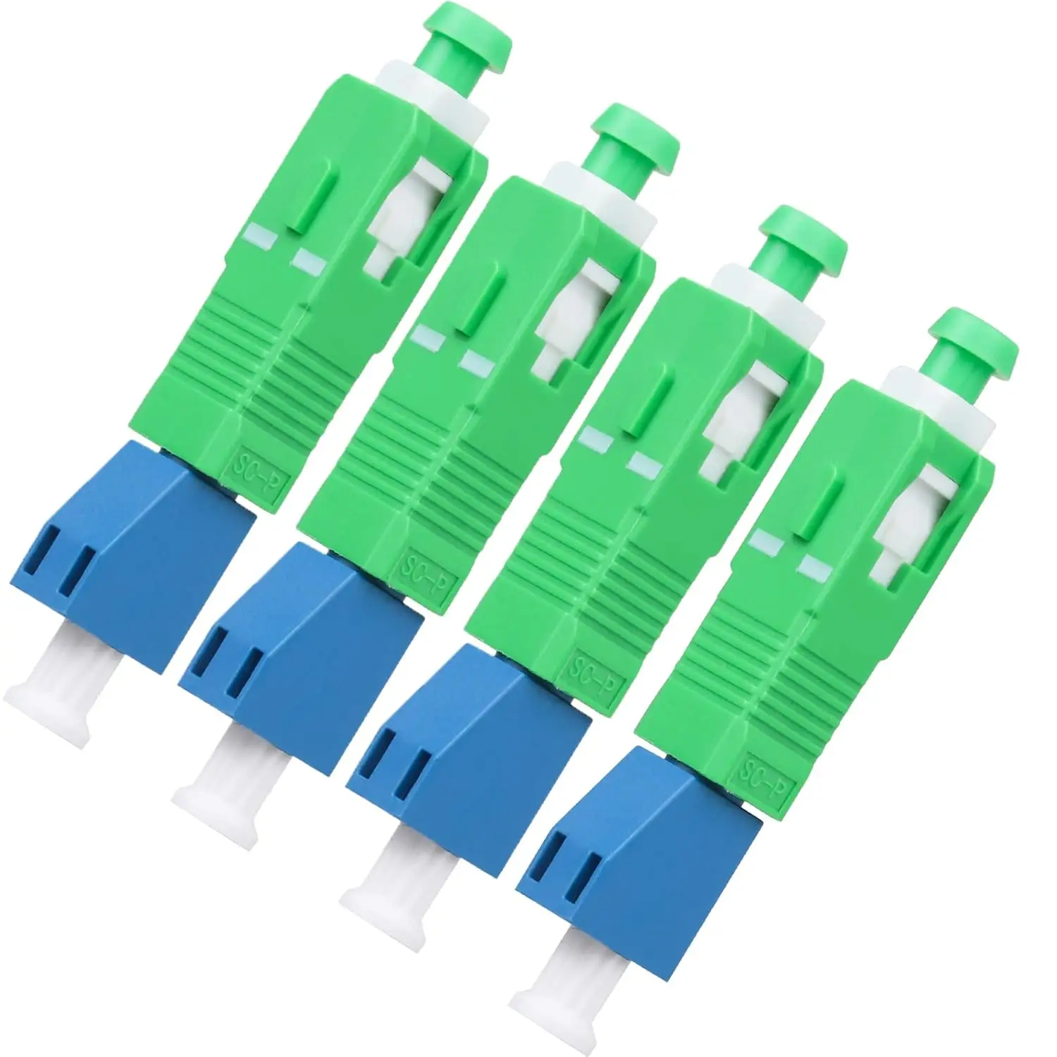 Adapter światłowodowy Natalink SC/APC (wtyk) do LC/UPC (gniazdo), przeznaczony do światłowodów jednomodowych, do zastosowań FTTH, służący jako konwerter do lokalizatora wizualnych uszkodzeń. — zdjęcie produktu 7