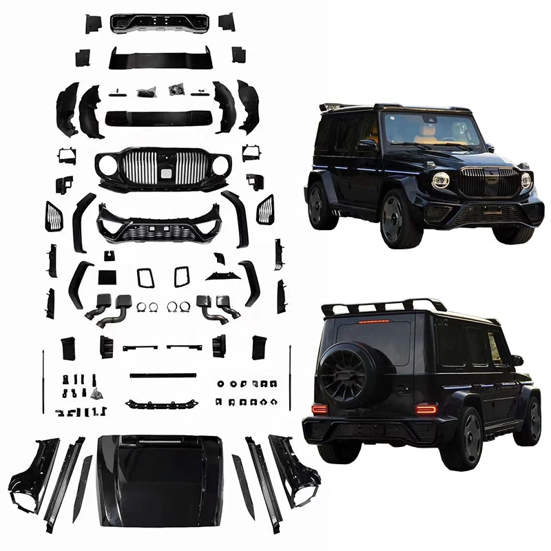 The new Maybach G900 body kit has front and rear bumpers 18-23 suitable for Mercedes Benz G-Class W464 G500 G63