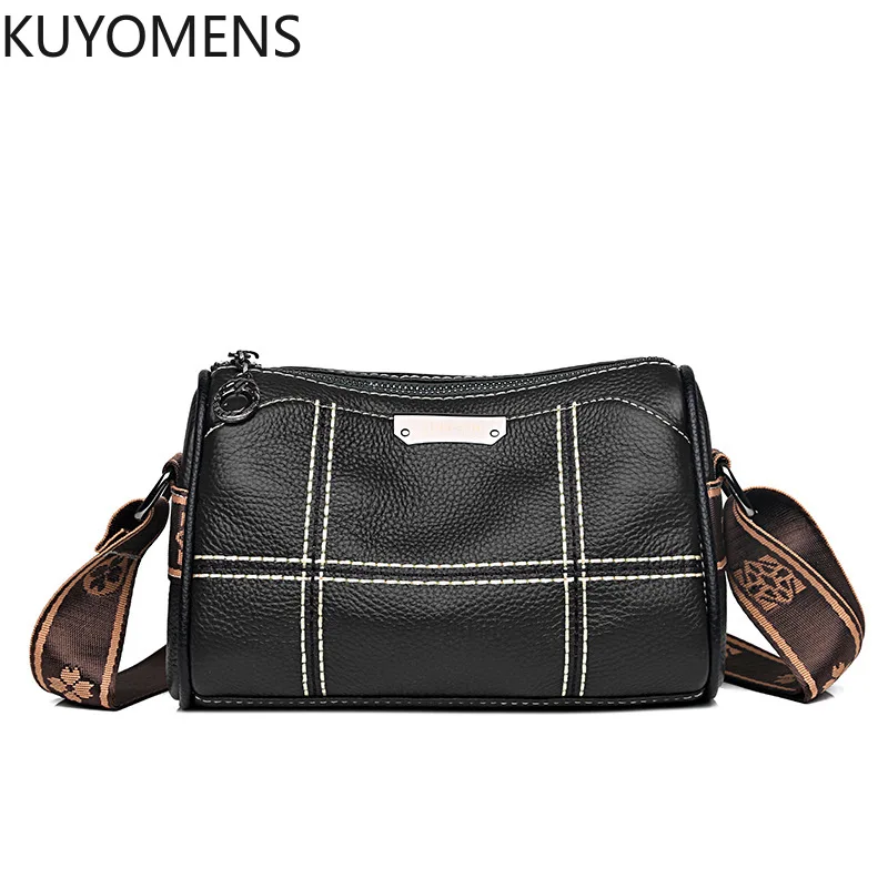 Genuine Leather Small Shoulder Bag Casual Handbag Crossbody Bags for Women Phone Pocket Girl Purse Messenger Bags