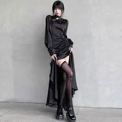 Chinese Modified Cheongsam Design Niche and Dark High-end Celebrity Retro Dress for Women