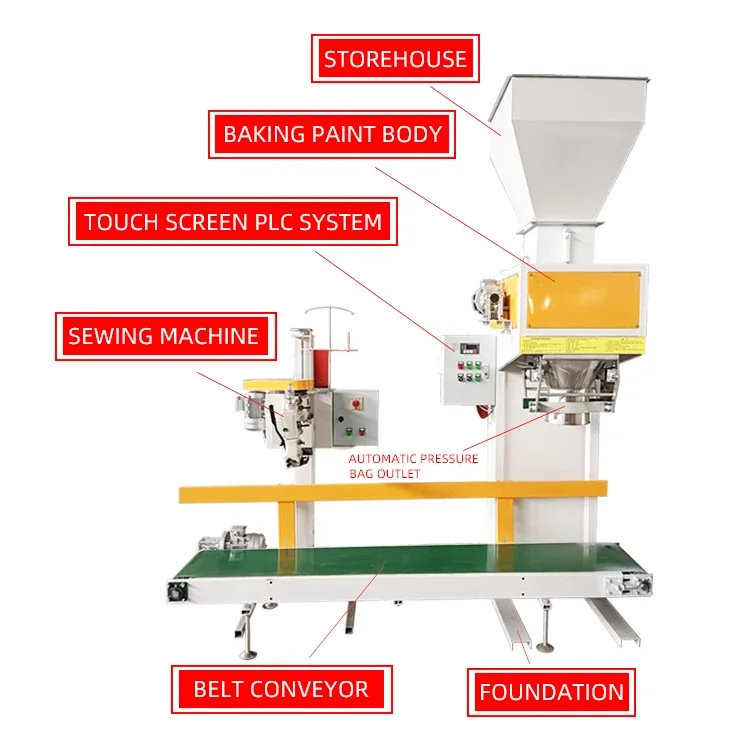 Automatic Weighing And Quantitative Dispensing 5kg-60kg Multiple Specifications Ice Candy Tea Food Packing Machinery