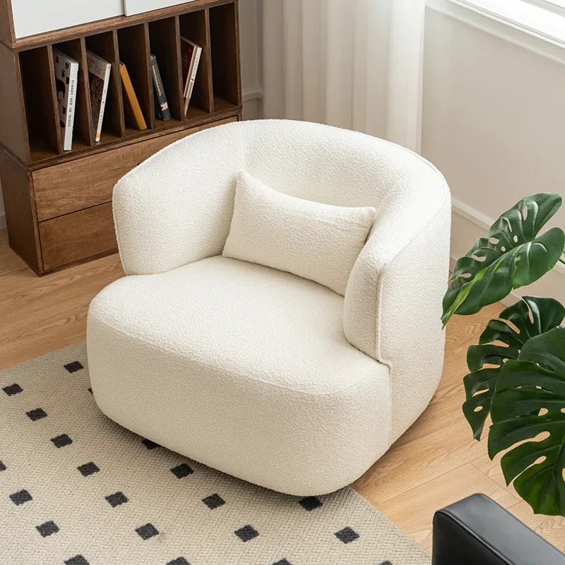 Chaise longue simple blanche