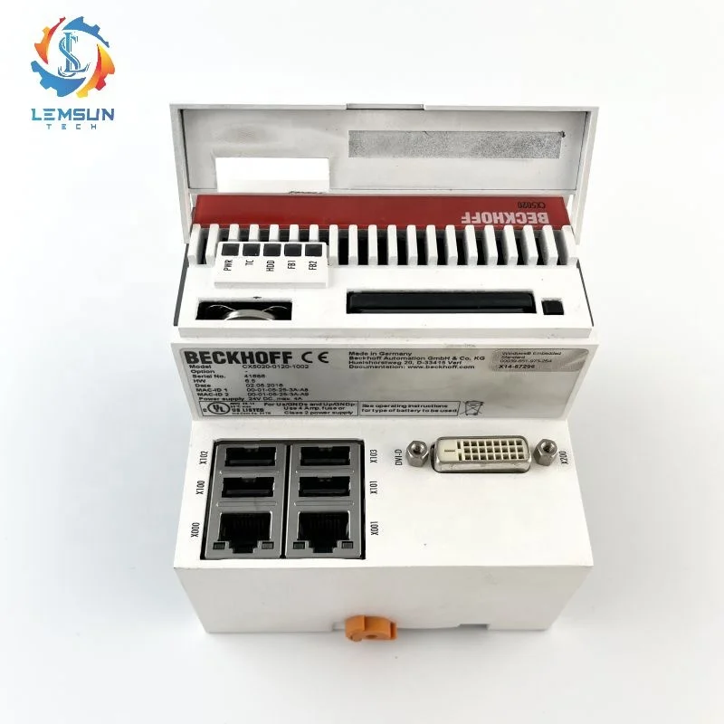 Original SYSTEM Ceramic Printer Machine Code 6909000010 Beckhoff Plc CX5020-0120 4G Cpu Module