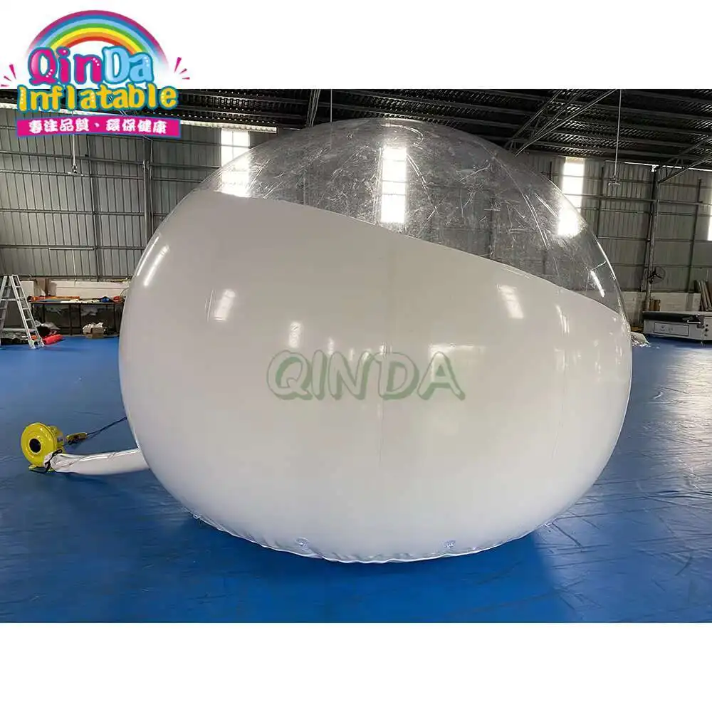 Venda quente barraca de acampamento casa ao ar livre iglu bolha tenda inflável cúpula clara bolha tenda casa para acampamento