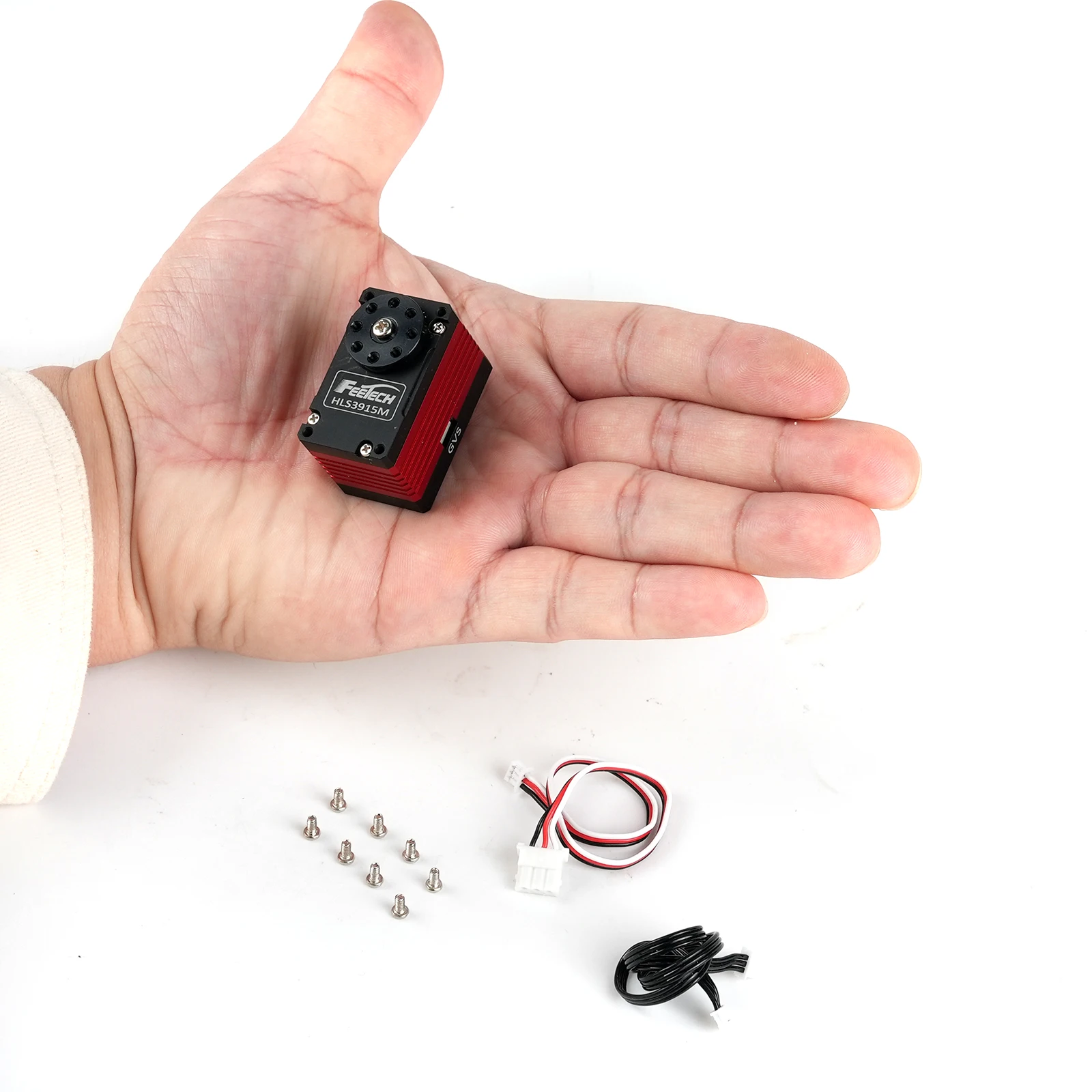 

Сервопривод Feetech HLS3915M 12В с двойным валом, постоянной силой, TTL-интерфейсом, крутящим моментом 14.2 кг/см, прецизионной редукторной передачей 1/320, скоростью 100 об/мин