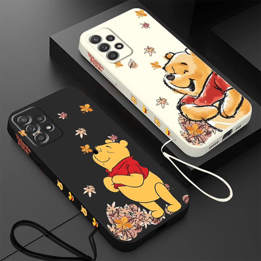 Disney Winnie the Pooh Phone Case for Samsung Galaxy A05s A02s A31 A01 Core A10 A03 A02 A04e A20s A70 A51 A50 Silicone Cover