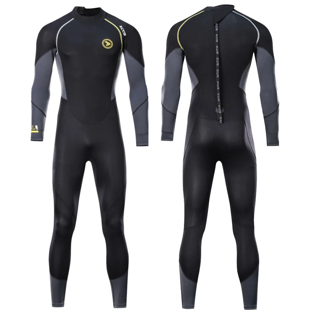 

3MM Neoprene Wetsuit Men Scuba Diving Suit Spearfishing Swimwear Snorkeling Surfing One Piece Set Kayak Kitesurf Warm Swimsuit