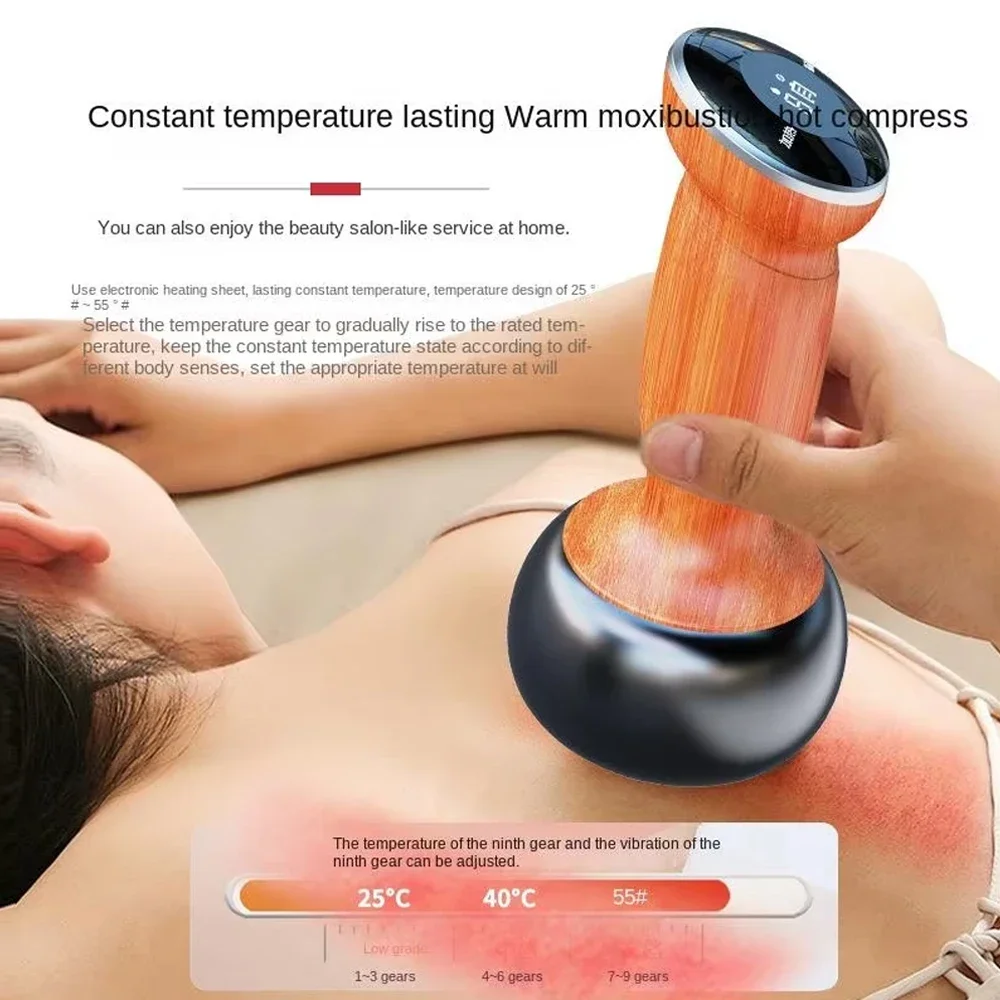 Hot Stone Lymphatic Drainage Massager Guasha Scraping Back Neck Massage Muscles Bian Stone Guasha Tool Physiotherapy