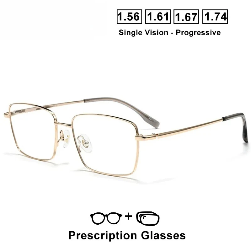 نظارات طبية بصرية للرجال بتصميم بسيط من Braz، وصفة مخصصة لقصر النظر، نظارات فوتوكروميك #5