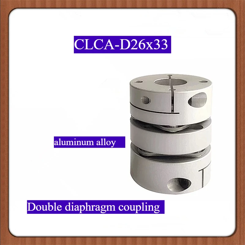 

Эластичная муфта из алюминиевого сплава CLCA-D26x33 с двойной диафрагмой для подключения шагового и серводвигателей, 26x33 мм, диаметр отверстия: 5~14 мм