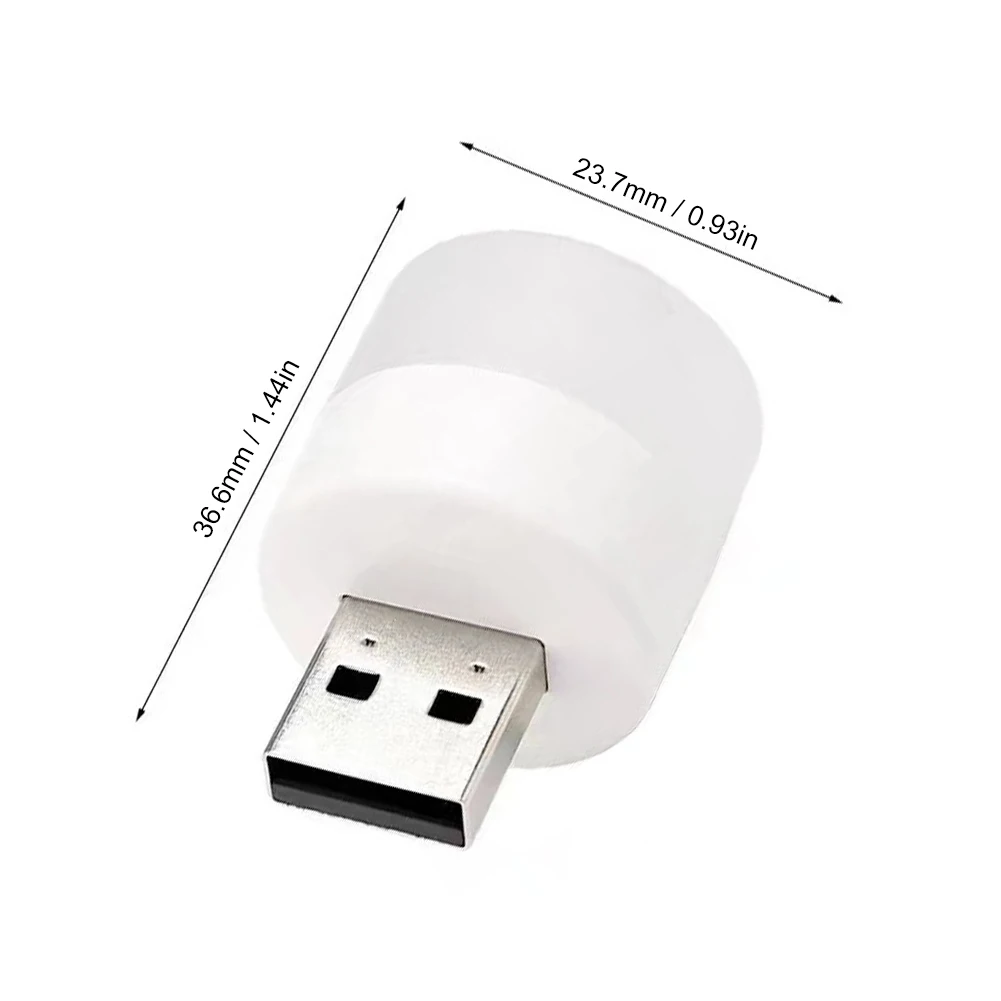 5 шт., мини-USB-ночник для чтения, с защитой глаз