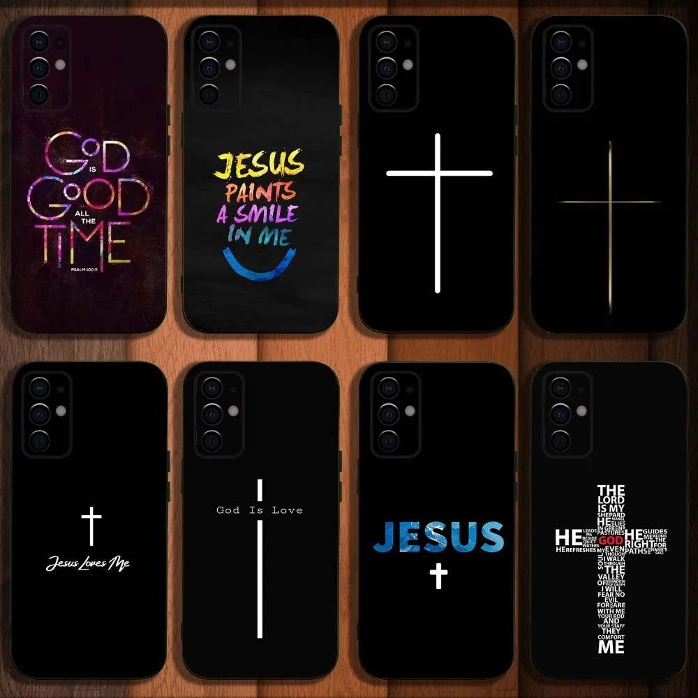 

Verse The Christian Bible Jesus Phone Case For Samsung S24,S21,S22,S23,S30,Ultra,S20,Plus,Fe,Lite,Note,10,9,5G Black Soft Cover