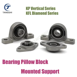 1pcs Zinc Alloy Bearing Pillow Block Mounted Support Bore 8mm~35mm Type:Kp08 Kp000 Kp001 Kp002 Kp003 Kfl08 Kfl004 Kfl005 Kfl006
