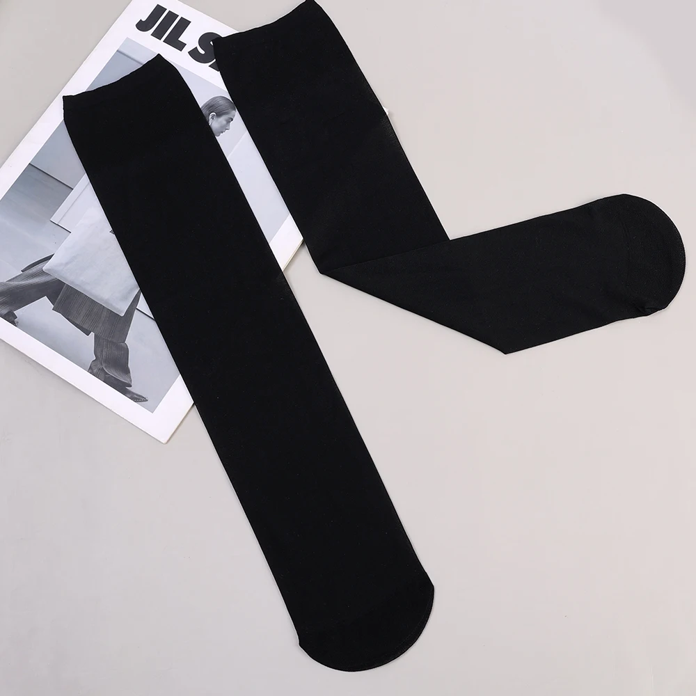 Frau Mädchen JK Nette Lolita Lange Socken Sommer Ultra Dünne Kniehohe Kawaii Socken Mode Cosplay Sexy Nylon Transparente Strümpfe – Detail 9