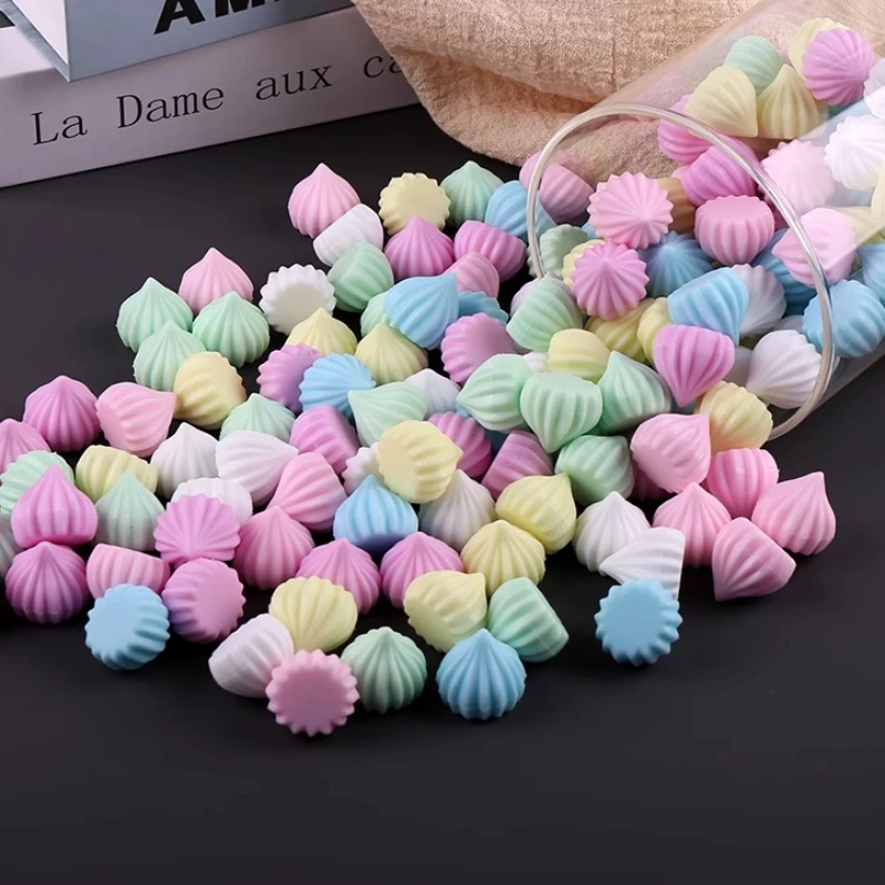 كريم ميرينغ السكر الحلوى الاصطناعية نموذج ديكور المنزل مصغرة الحرفية زخرفة حديقة الجنية الديكور DIY بها بنفسك اكسسوارات 6 قطعة/الوحدة #2