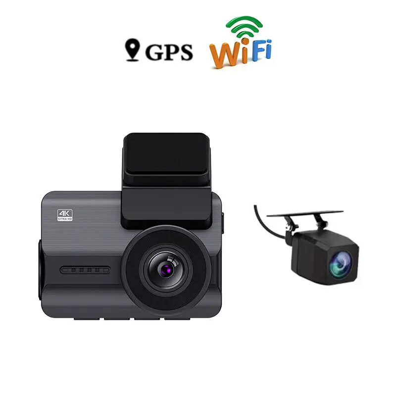 1080P Dual  DVR Car Black Box GPS WIFI Dash Cam Car Video Recorder Dashcam