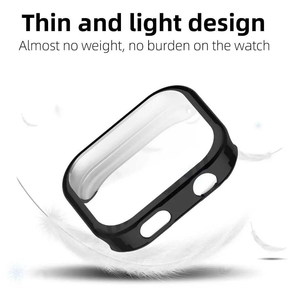 حافظة واقية من مادة TPU بغطاء كامل وواقي شاشة مضاد للخدش وغطاء ساعة مقاوم للصدمات لملحقات الساعة الذكية Redmi Watch 6 #5