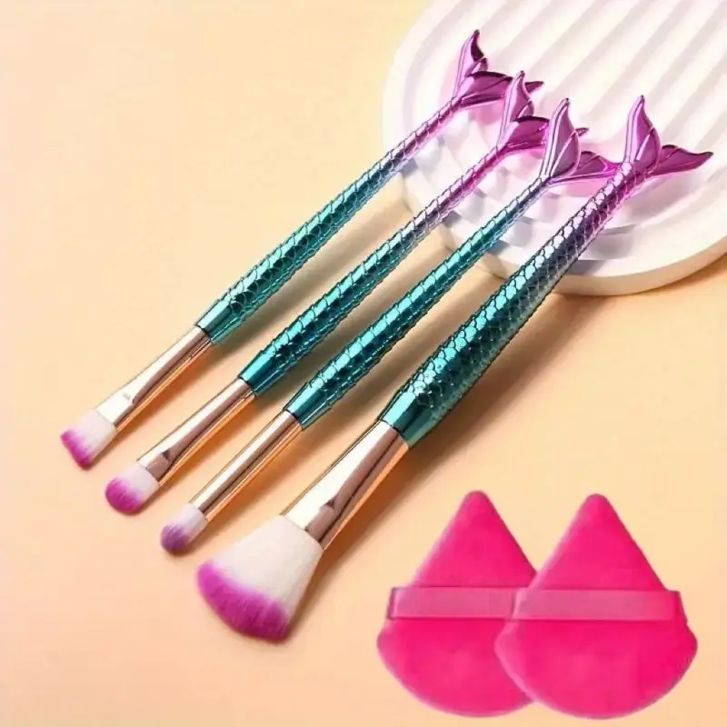 4Pcs Mermaid Makeup…