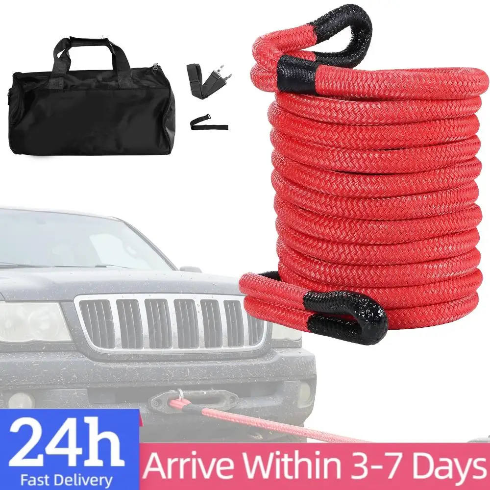 

Комплект кинетических тросов для эвакуации с мягкими шаклами, грузоподъемность 33900 фунтов, для UTV/ATV/грузовиков/легковых автомобилей/джипов/тракторов