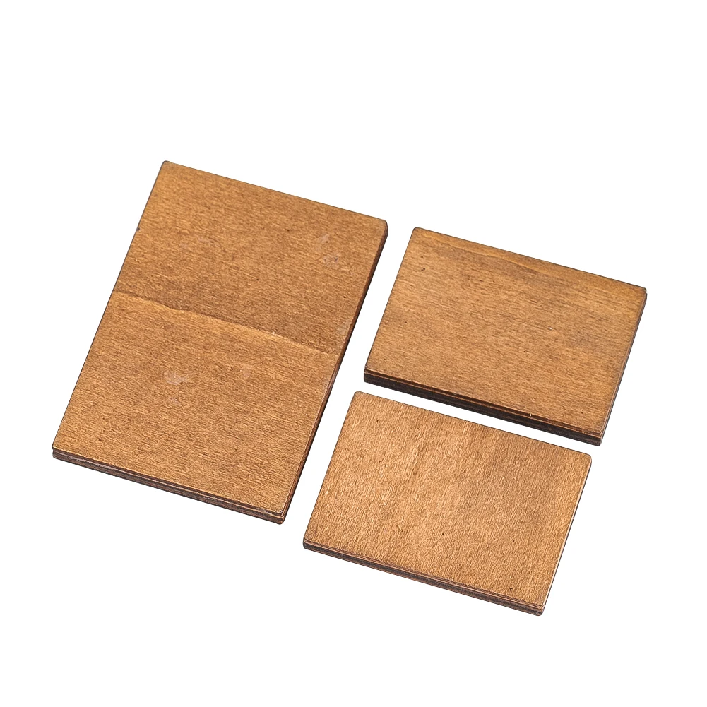 Mini Multi-compartment Wooden Crystal Shelf Jewellery Display Tray Ring Storage DIY Dollhouse Decoration Ornament Gift
