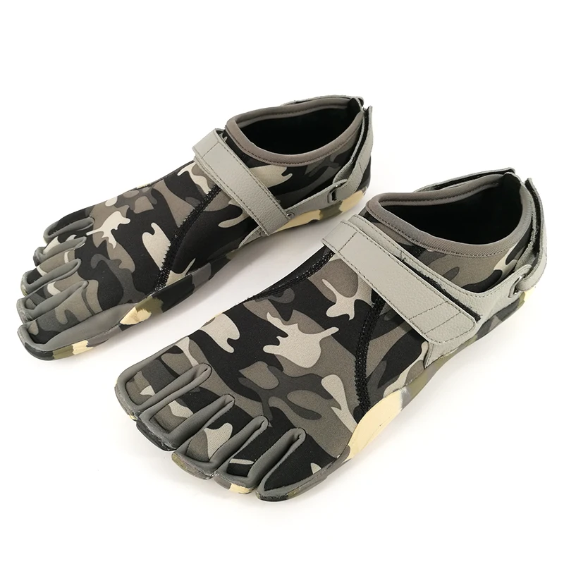 

Мужская и женская камуфляжная резиновая уличная прочная дышащая легкая тяжелая атлетика с пятью пальцами, спортивные кроссовки